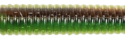 LIVE TARGET Finesse Soft Worm Braun/Chartreuse 11,4 cm - 1 Stk.  Untergang