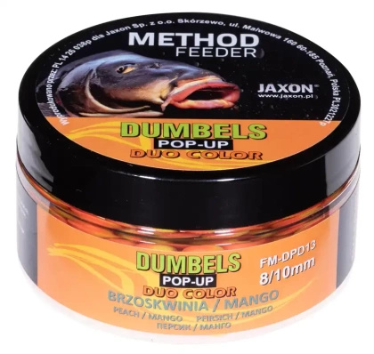 Dumbels Duo Color Pop-Up Method Feeder Pfirsich / Mango 30g 8/10mm