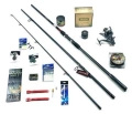 Zestaw Wędkarski Na Karpia 1x Zaffira 3,3m, 1x Top Carp FRXL 400, Akcesoria