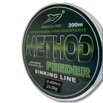 MF Żyłka Method Feeder Czarna 0,40mm - 25,0kg - 300m