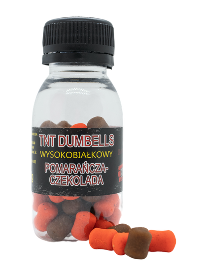 AQUA STAR Sinkende DUMBELLS 8 mm - Orange/Schokolade