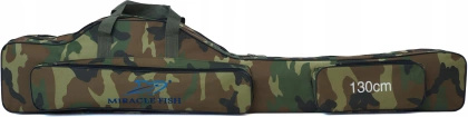 Wodoodporny Mocny Pokrowiec 3 Komorowy 130 cm Moro  