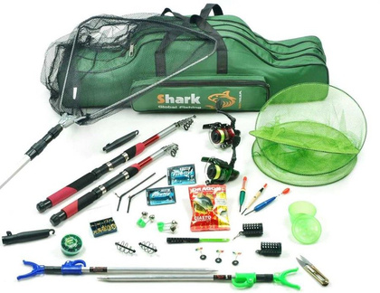 Zestaw Wędkarski 2x Wędki Wind, 2x Kołowrotki, Torba, Dodatki
