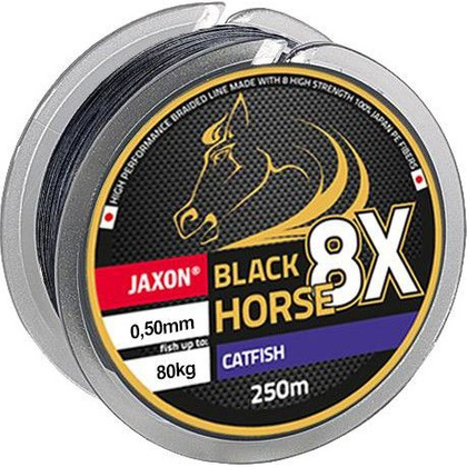 Jaxon Black Horse 8x Catfish Braided Line - 0,55mm / 250m