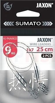 Jaxon Sumato Wire Leaders - 6kg / 25cm / 2x