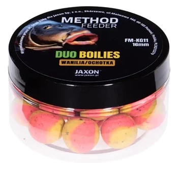 Duo-Boilies Method Feeder Vanille/Mückenlarven 40g 16mm