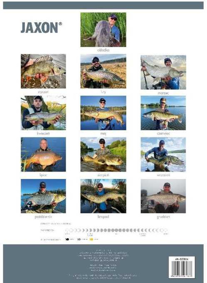 Jaxon Ścienny Kalendarz Wędkarski - 2025