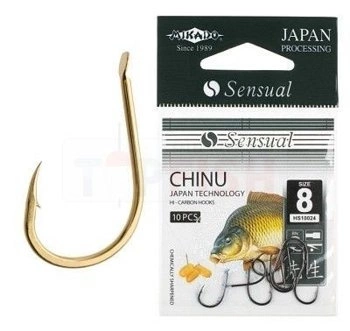 Haczyki Mikado Sensual Chinu Nr 12 - Czarne