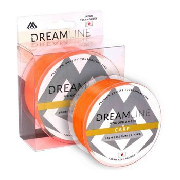 Mikado Żyłka Dreamline Carp - 0.24mm-6.54kg-300m - Fluo Pomarańczowa