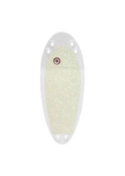 Flasher VK-SALMON 6" - 15 cm WHITE/glow/crushed ice