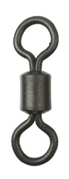 Mikado Krętlik Rolkowy Nr 4/0 Black Matt - 5szt.