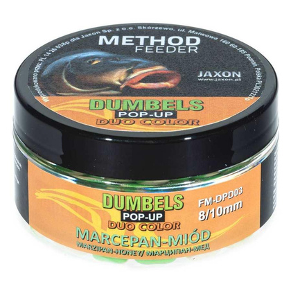 Jaxon Dumbels Duo Color Pop-Up Method Feeder Marcepan/Miód - 30g - 8/10mm