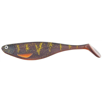 Konger Gumy Flat Shad 6cm Kol. 10 Gold Tea - 4szt