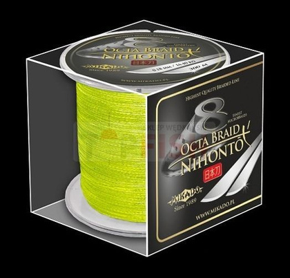 Mikado Braid Nihonto Octa Braid 0,08mm - 300m - Fluo