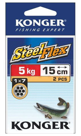 Konger Przypon Steelflex 1x7 30cm - 5kg - 2szt.