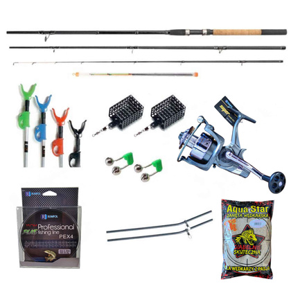 Solidny Zestaw Wędkarski Feeder TopFish Aqua Star Rumpol