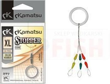Kamatsu Stopery Gumowe Kolor - L - 5 Pierścieni