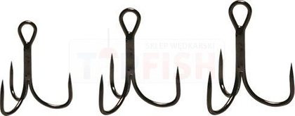 Owner Treble Hooks STBL15BC - 10 - 8x - Black