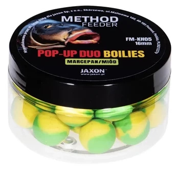 Kulki Pop-Up Duo-Boilies Method Feeder Marcepan/Miód 40g 16mm