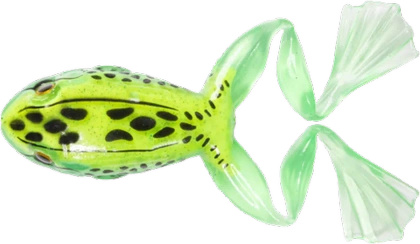 LIVE TARGET Freestyle Frog/Frog 2.0 Green/White 5 cm - 1 pc.  Floating