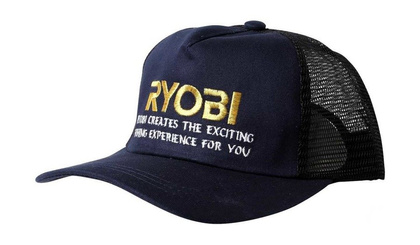 Ryobi Czapka Baseball z Siatką - Niebiesko-Czarna