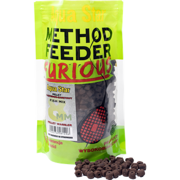 Pellet haczykowy z dziurką 8 mm WAGGLER - Fish Mix 500g