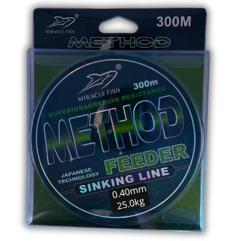 MF Żyłka Method Feeder Czarna 0,40mm - 25,0kg - 300m