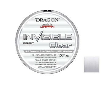 Dragon Geflochtene Schnur Invisible 0.10mm-8.10kg-135m - Clear