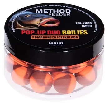 Pop-Up Duo-Boilies Method Feeder Orange/Chocolate 40g 16mm