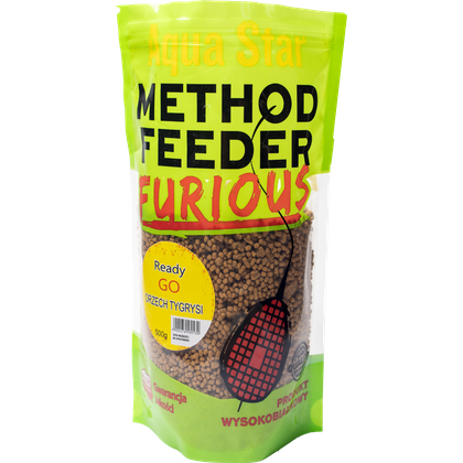 Pellet METHOD FEEDER FURIOUS REEADY - Orzech Tygrysi 500g