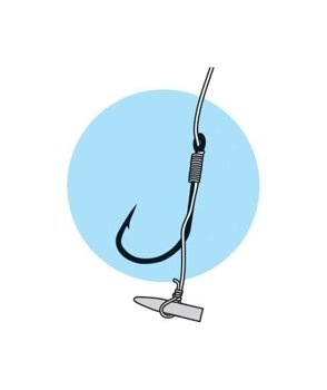 Jaxon Haczyki Method Feeder 10cm - 0,22mm / 6 / 8szt