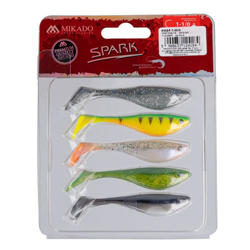 Set Mikado Spark Gummiköder 7 cm - 5 Stk.