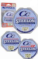 Konger Żyłka Steelon Ice Cristal Clear Fluorocarbon Coated 0.18mm-50m