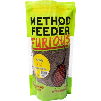 Pellet METHOD FEEDER FURIOUS REEADY - Banan/Kukurydza 500g